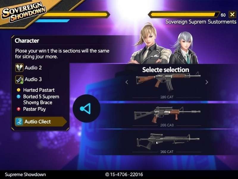 Sovereign S Supreme Showdown Character Selection